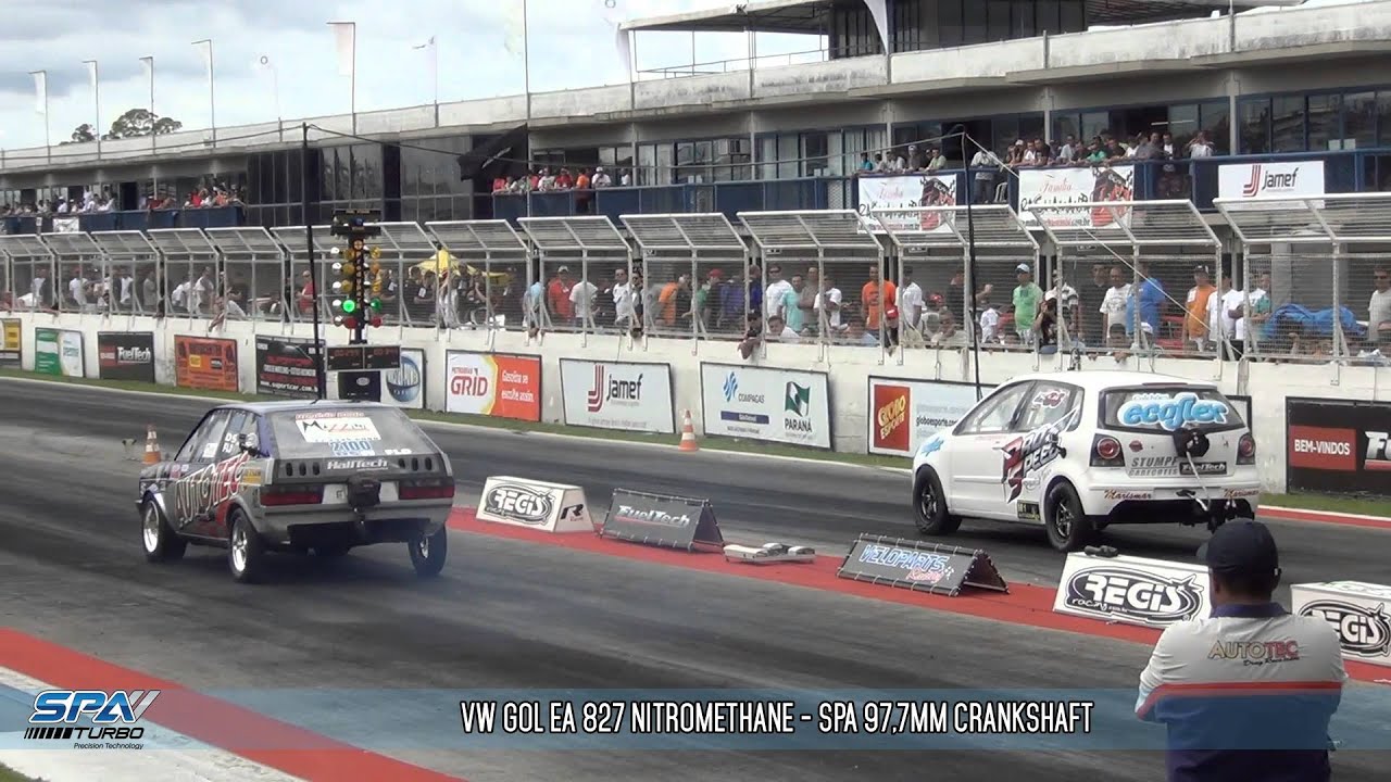 Volkswagen FWD All Motor, 9s7 1/4 mile World record! Engine EA827 8v