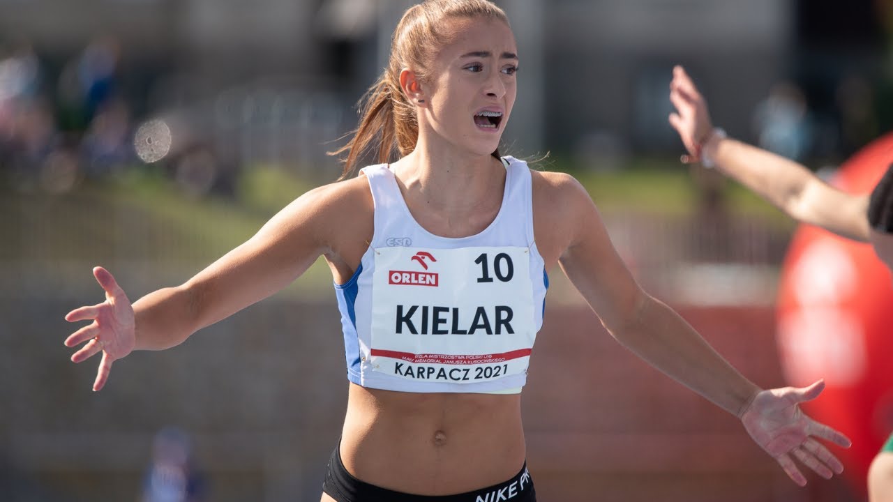 Rekord Polski Młodzik&oacute;w! / 80m przez płotki kobiet / Amelia KIELAR / Karpacz 2021