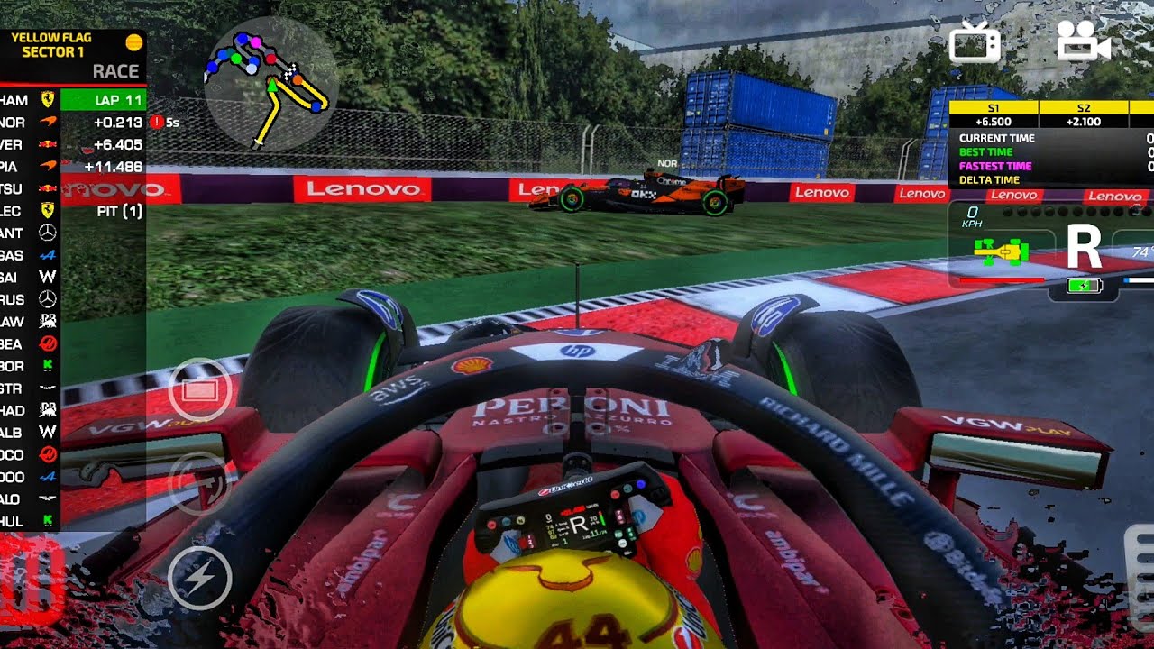 Monoposto 2025 Career Mode R14: Lando Norris Ruined My Race 🤬!