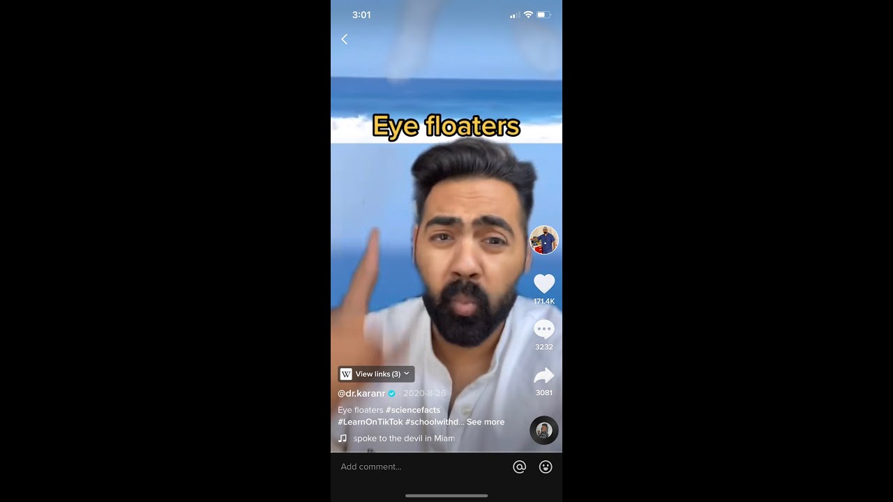 Doctor reacts to eye Floaters #shorts