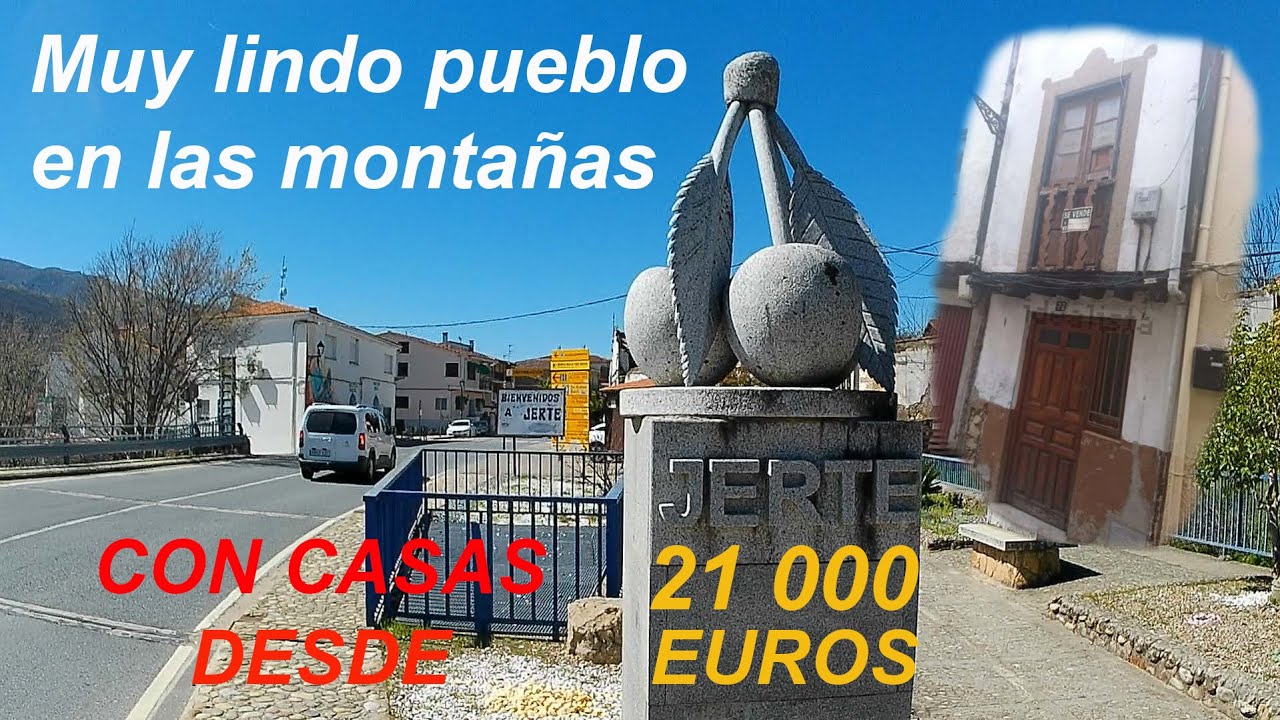 ¡Un lindo pueblo en las montañas con casas desde 21 000 euros!