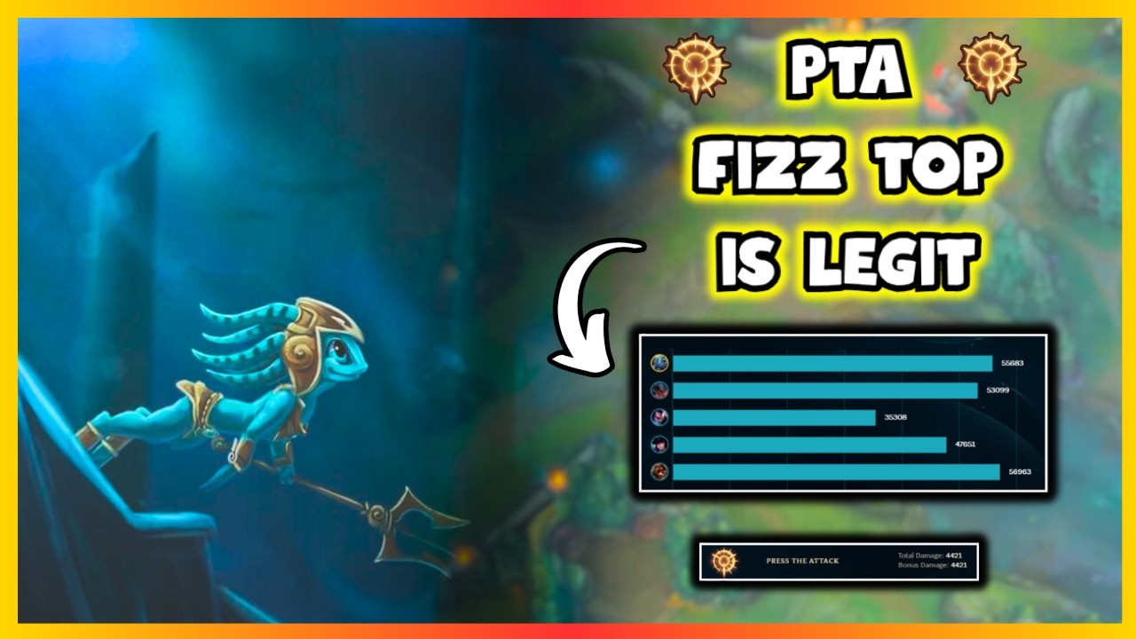 Pumping Out BIG Damage On PTA Fizz Top | Fizz Top vs Nasus 26.04