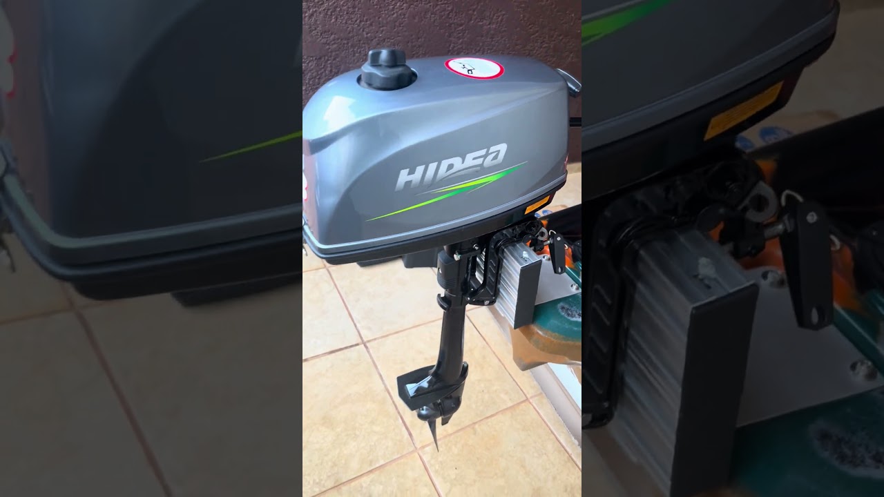 Caiaque Tuna115 com motor Hidea 3HP #tucunaribeirao #pescaria #caiaque