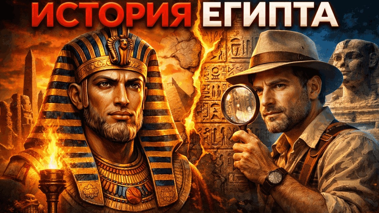 Почему египтяне строили ПИРАМИДЫ? Как учёные расшифровали Иероглифы? ИСТОРИЯ ЕГИПТА за 30 МИНУТ