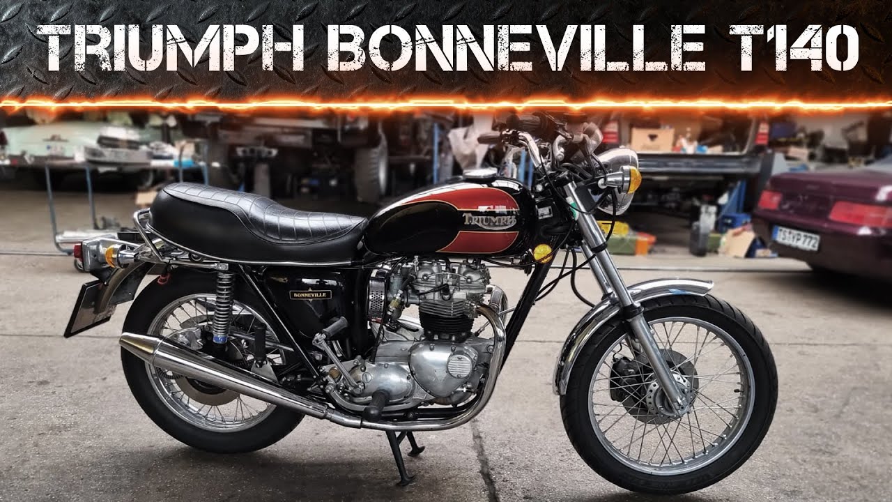 🏍️ Triumph Bonneville T140 – Eine britische Legende in der Werkstatt! 🔧🇬🇧