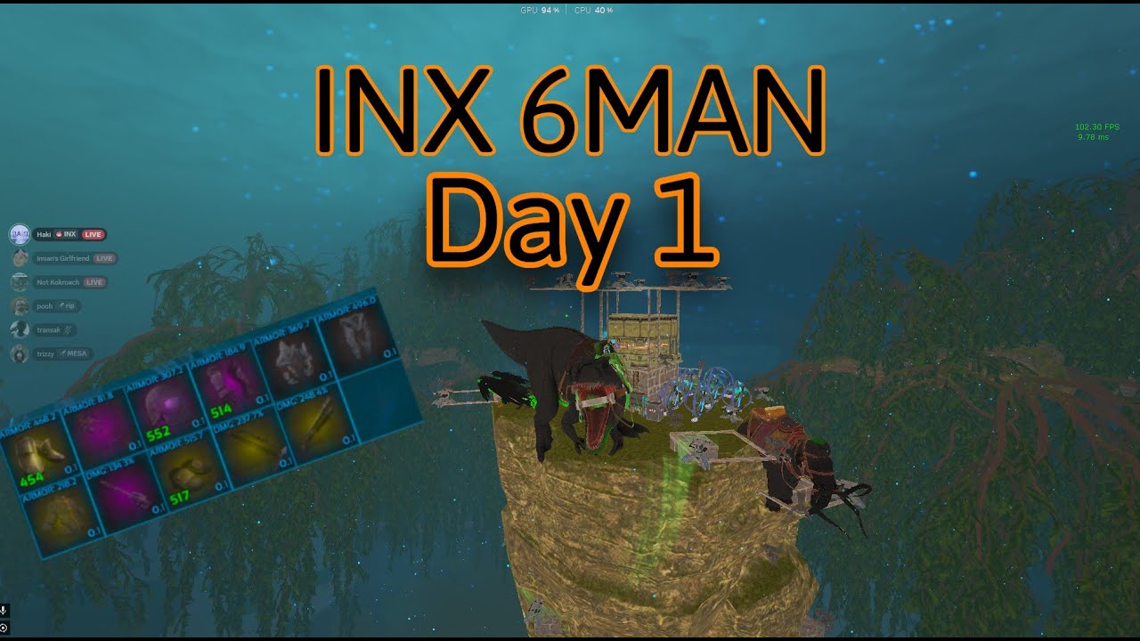 This Is How We Dominated Day 1 of INX 6MAN -Ark Survival Evolved