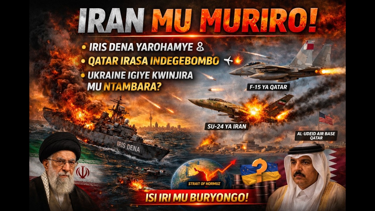 IRIS Dena ya IRAN yatwitswe II Qatar yatabaye Amerika II  Ukraine Yinjiye Mu Mukino!