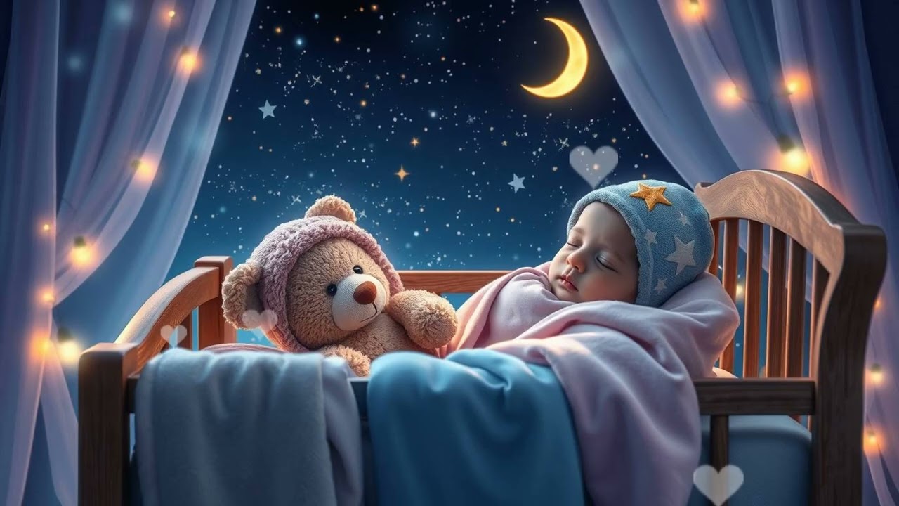 ☔ Gentle Rain Sounds 💖 Calm Baby Sleep Music All Night 🌙