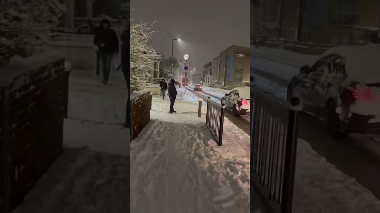 #london #2023 #snowfall