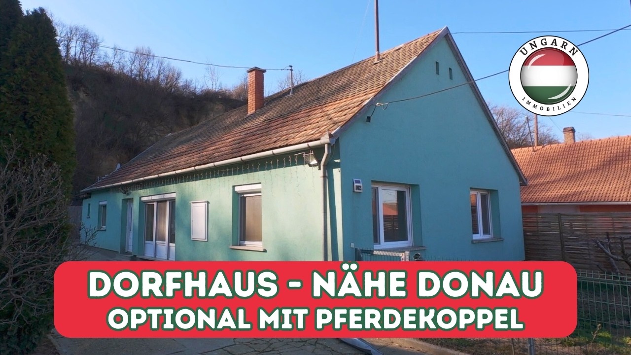 Dorfhaus zu verkaufen - Nähe Donau bei Mohács - Ungarn