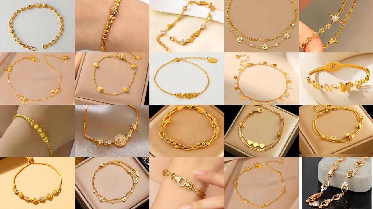 5grm Latest Beautiful Gold Bracelet Design for Women ||Daily wear function gold  bracelet designs