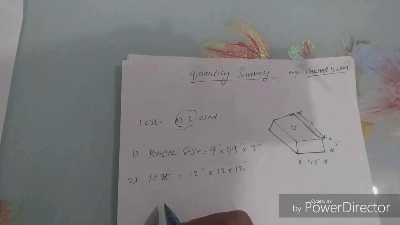 How find bricks in cubic feet