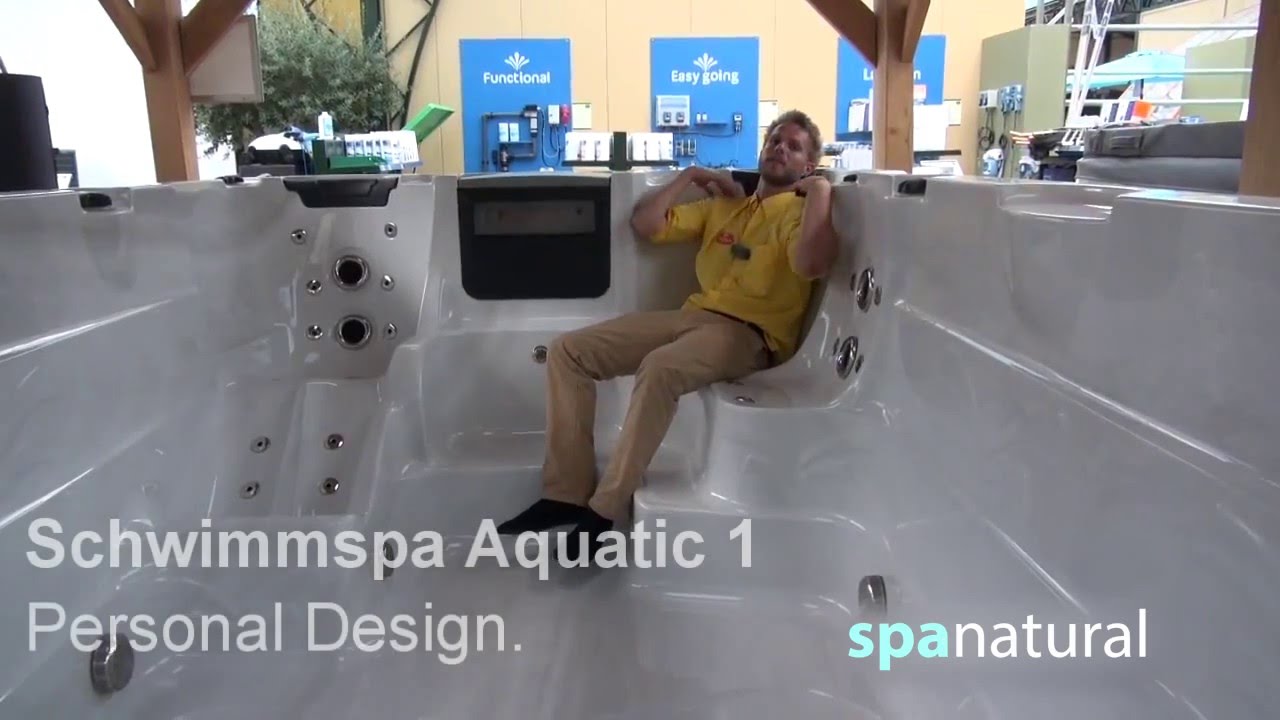 Swim Spa Lausanne | Spa Natural | Schwimmspa mit Gegenstromanlage schwimmen