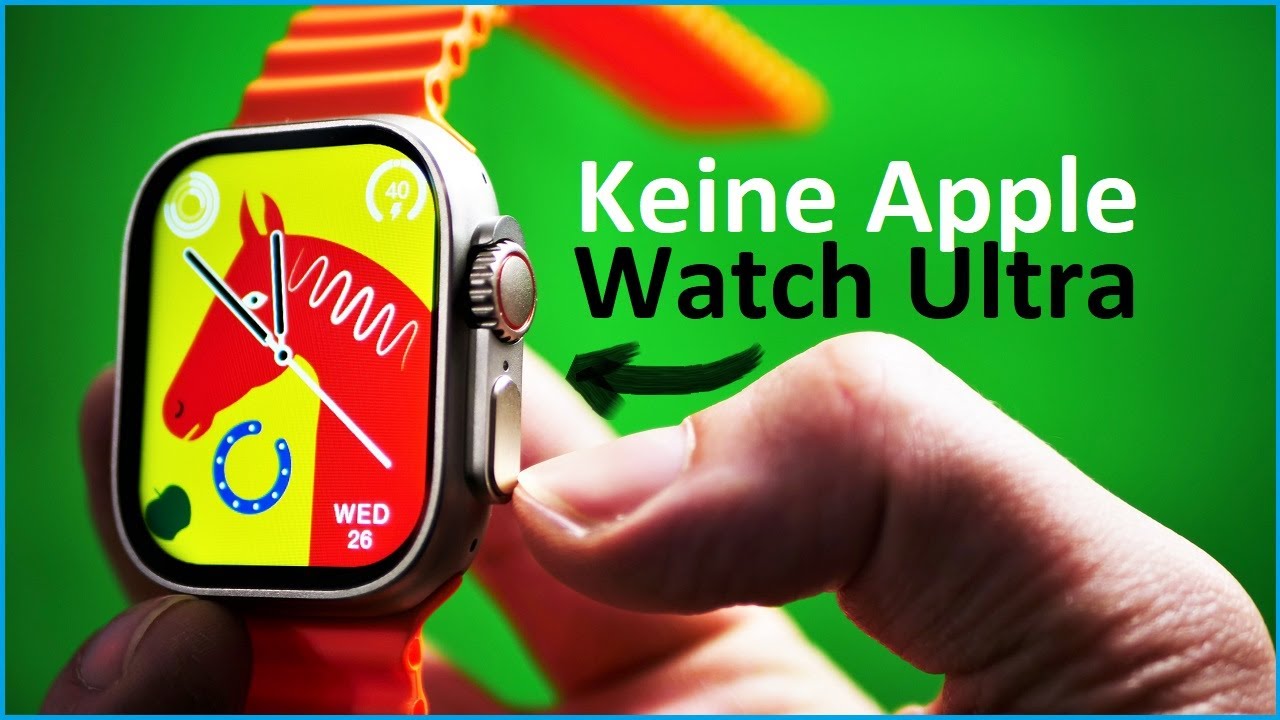 Apple Watch Ultra Kopie für 28€ im Test - Nicht normal das Teil 🤯 - Moschuss.de