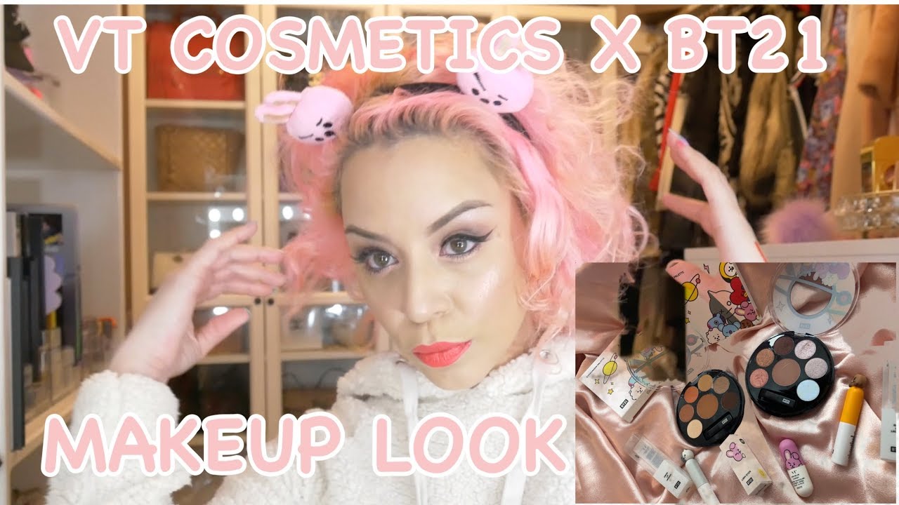VT COSMETICS X BT21 MAKEUP LOOK