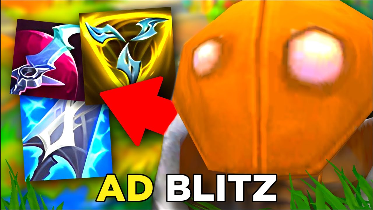 Full AD Blitzcrank niszczy topa w League of Legends