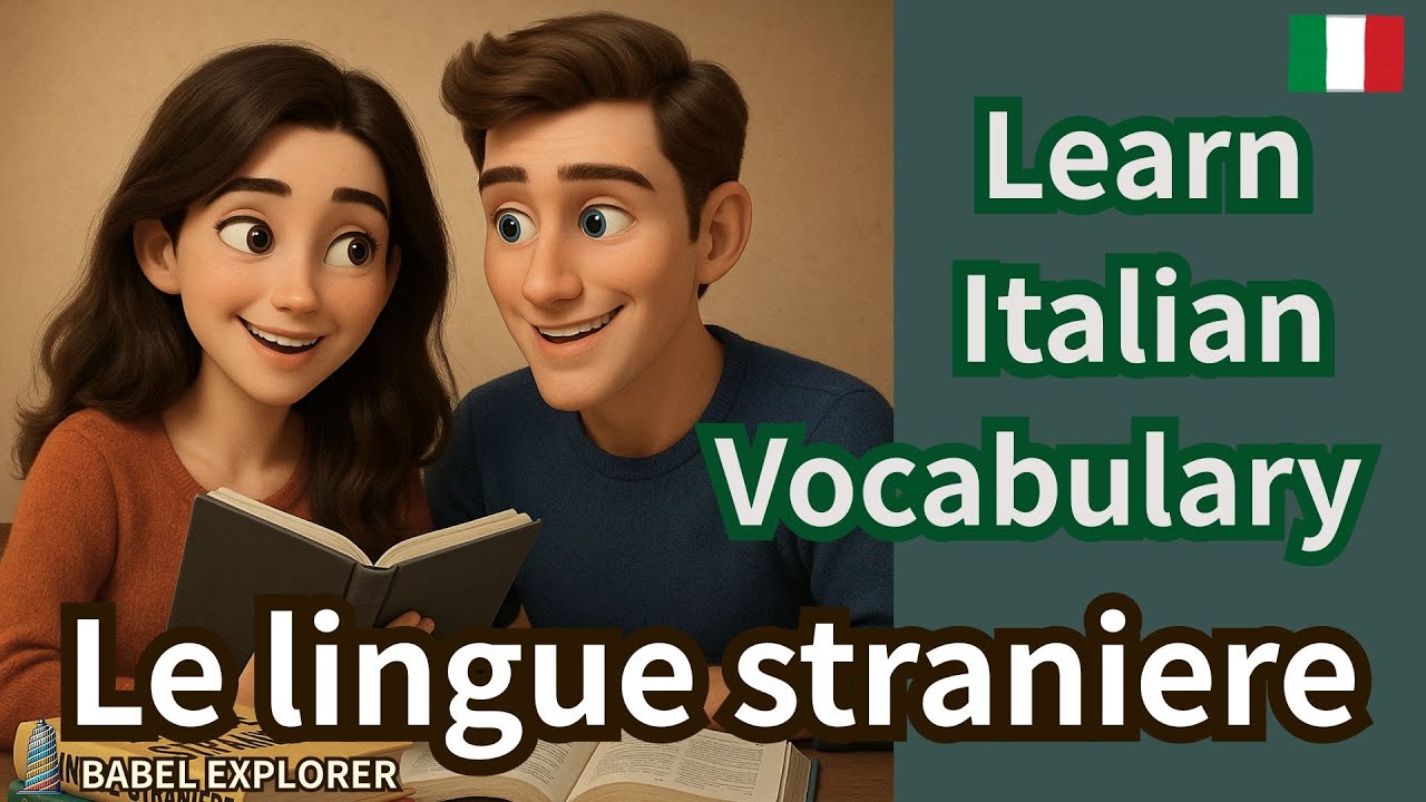 Le lingue straniere【Italian Podcast for Beginners】Learn Italian Vocabulary📚🧠