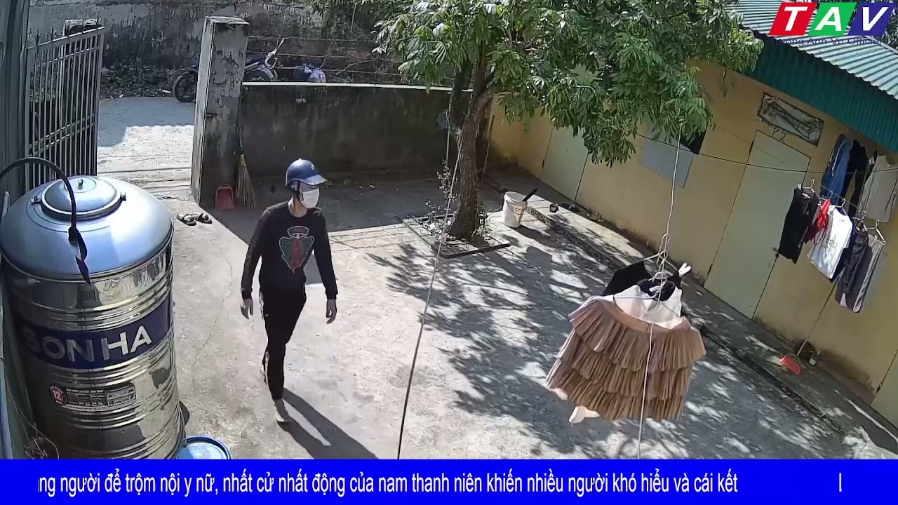 Thanh niên liều lĩnh đột nhập vào khu trọ vắng người để trộm nội y nữ và cái kết