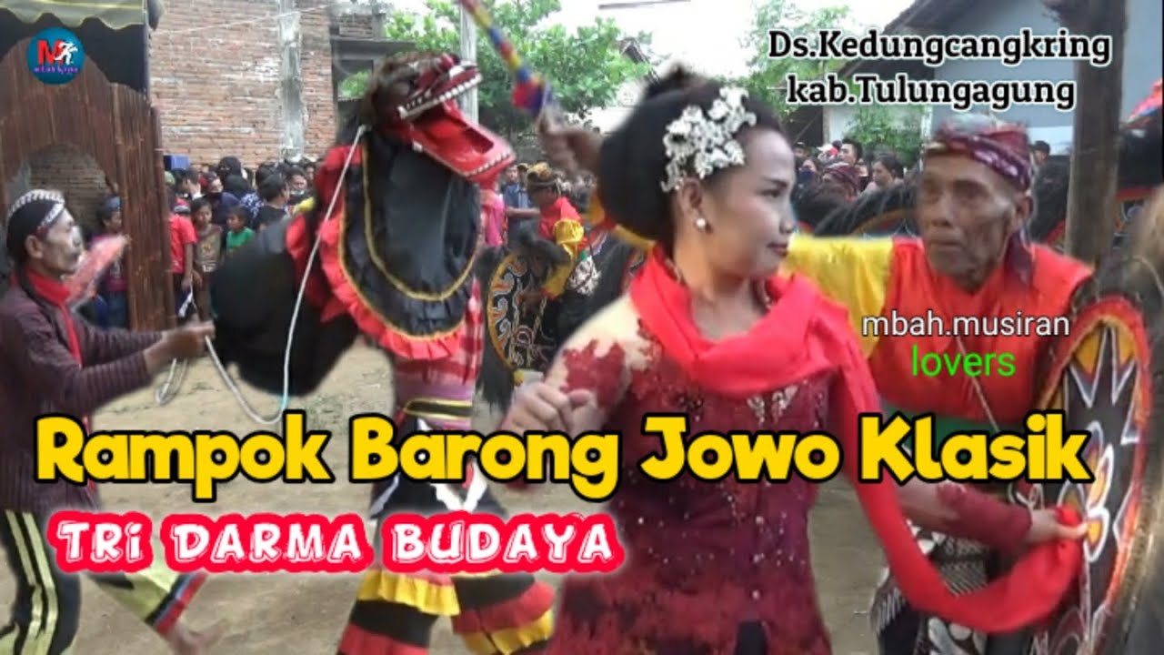 Rampok Barong Jowo Klasik TRI DARMA BUDAYA khas desa Kedungcangkring Tulungagung