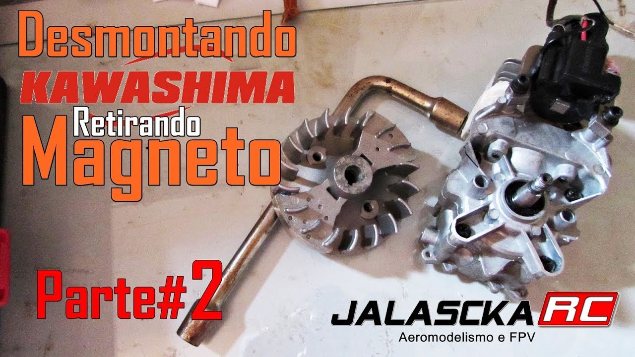 Desmontando Motor Kawashima Parte# 02 (Retirando o Magneto)
