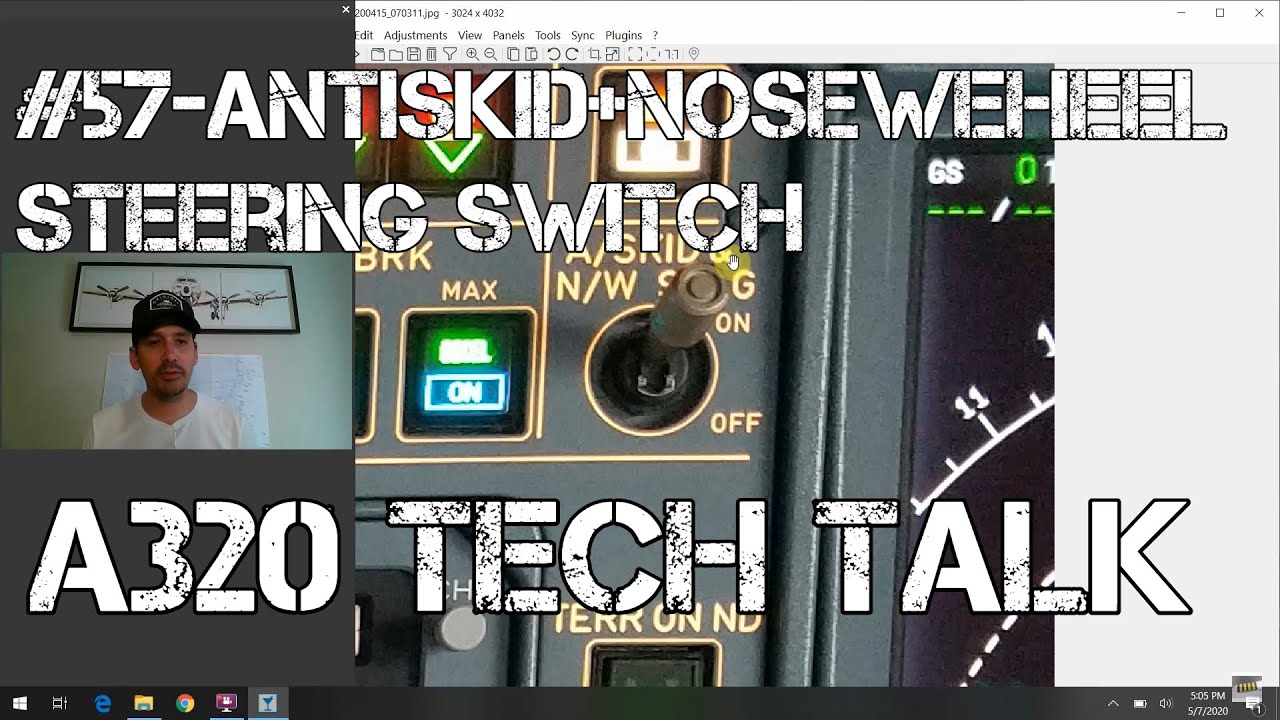 Airbus A320 Cockpit Tour: #57 - AntiSkid/Nosewheel Steering Switch: What do all those buttons do?!