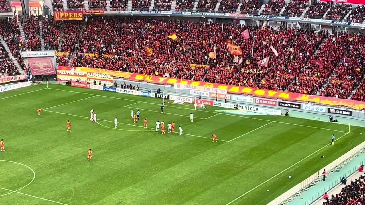名古屋グランパス vs. アビスパ福岡　2025最終節　VARからPK