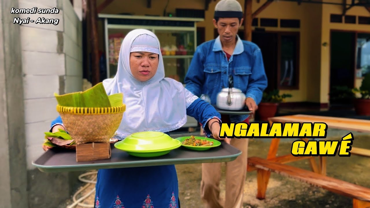 NGALAMAR GAWE - KOMEDI SUNDA NYAI AKANG #lucu #ngakak #kocak