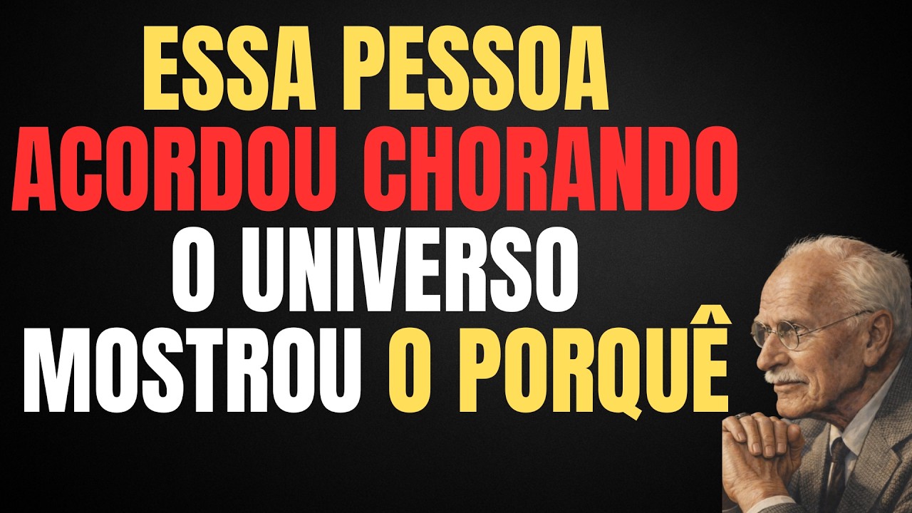 ESSA PESSOA ACORDOU CHORANDO E O UNIVERSO ME MOSTROU O PORQUÊ || CARL JUNG