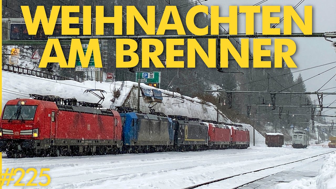 #225 fast leerer Bahnhof mit neuem Cityjet, Schiebeloks und Fernverkehr | Freienfeld und Brenner