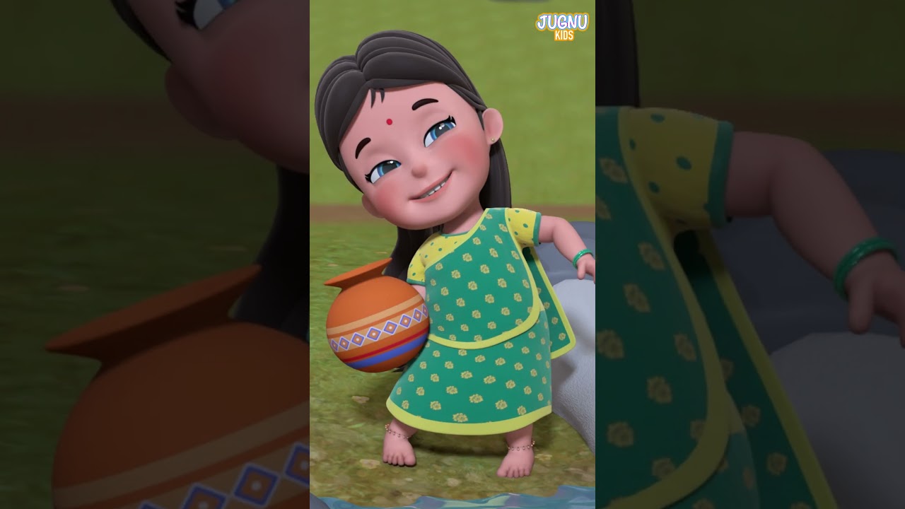 Akash Ghire Megh Koreche | Bengali Nursery Rhymes for Children | Jugnu Kids #shorts #nurseryrhymes