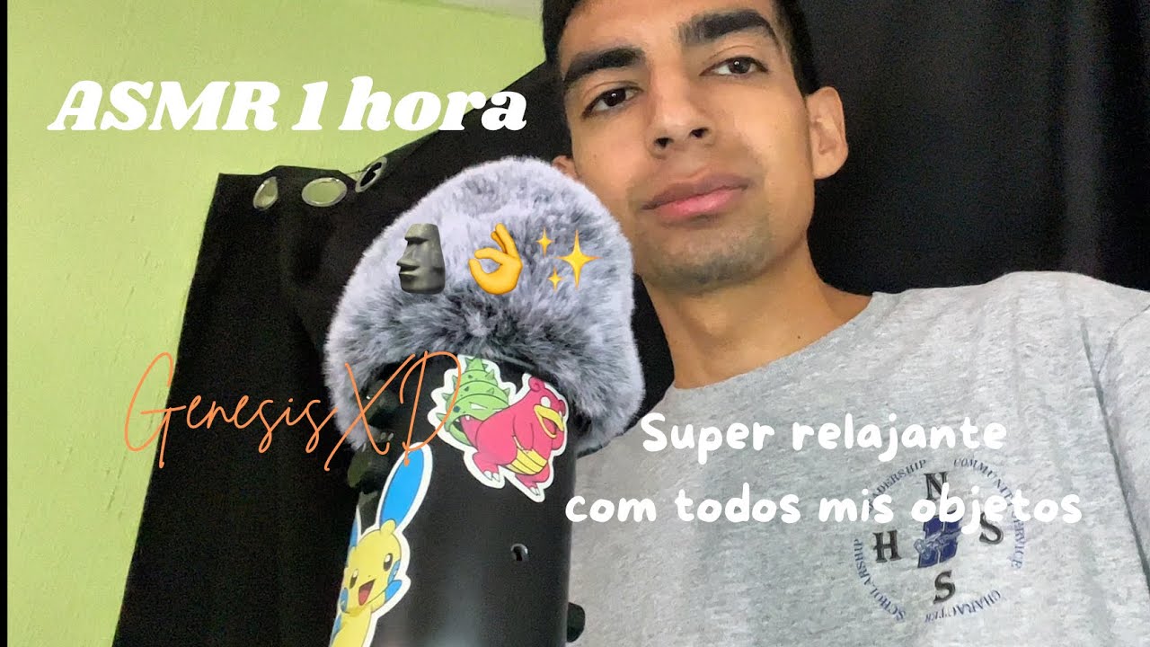 ASMR 1 hora ,súper relajante con todos mis objetos 999•\• imposible de que aguantes🗿✨