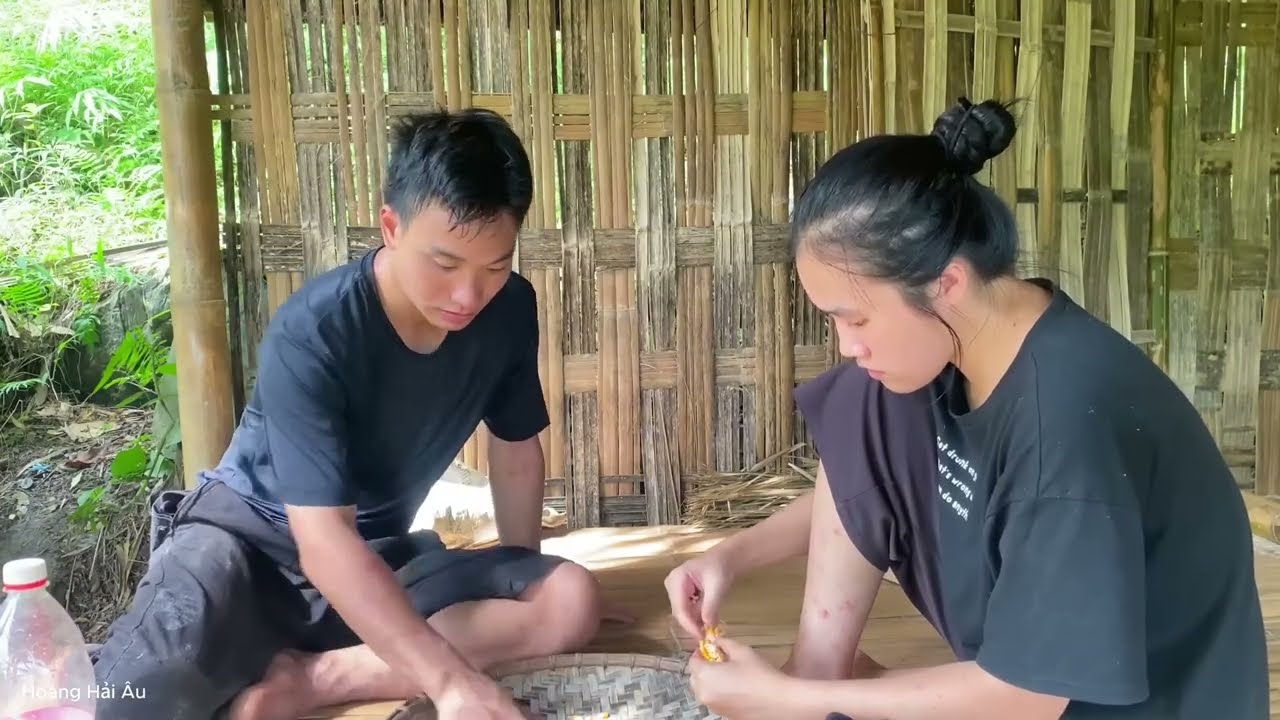 Full video: Daily life of rural people in the deep forest.