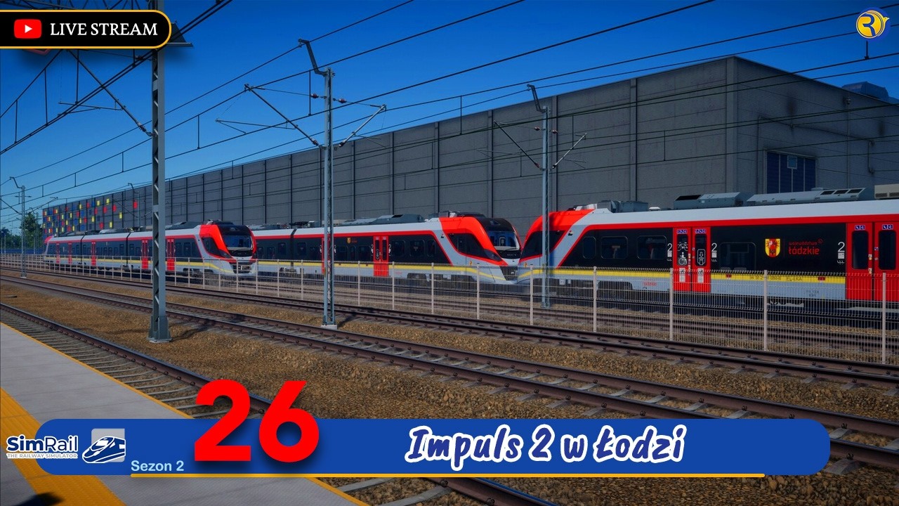 LIVE 🔴 | SIMRAIL - #25 | Impuls 2 w Łodzi.