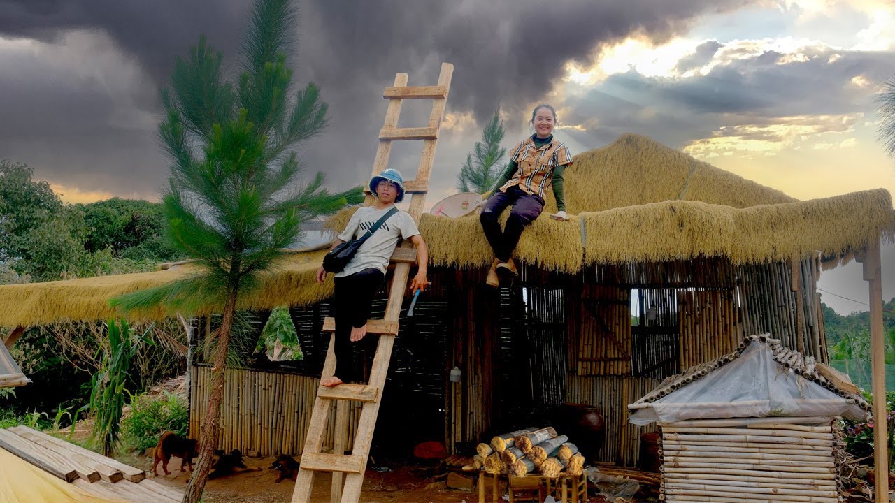 Use The Savings After 2 Years Of Harvesting And Selling At The Market To Renovate The House