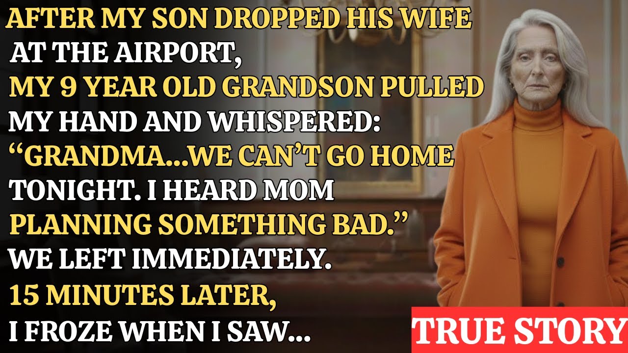 My Grandson Whispered, ‘Grandma, Don’t Go Home Tonight. I Heard My Mom Saying Some Terrifying Things