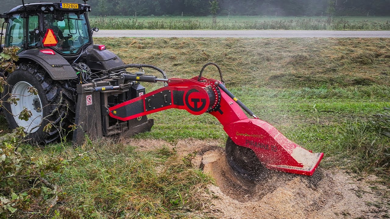 Ufkes Greentec Piranha 10 stobbenfrees | Stubbenfräse | Stump grinder | Most powerful stump grinder