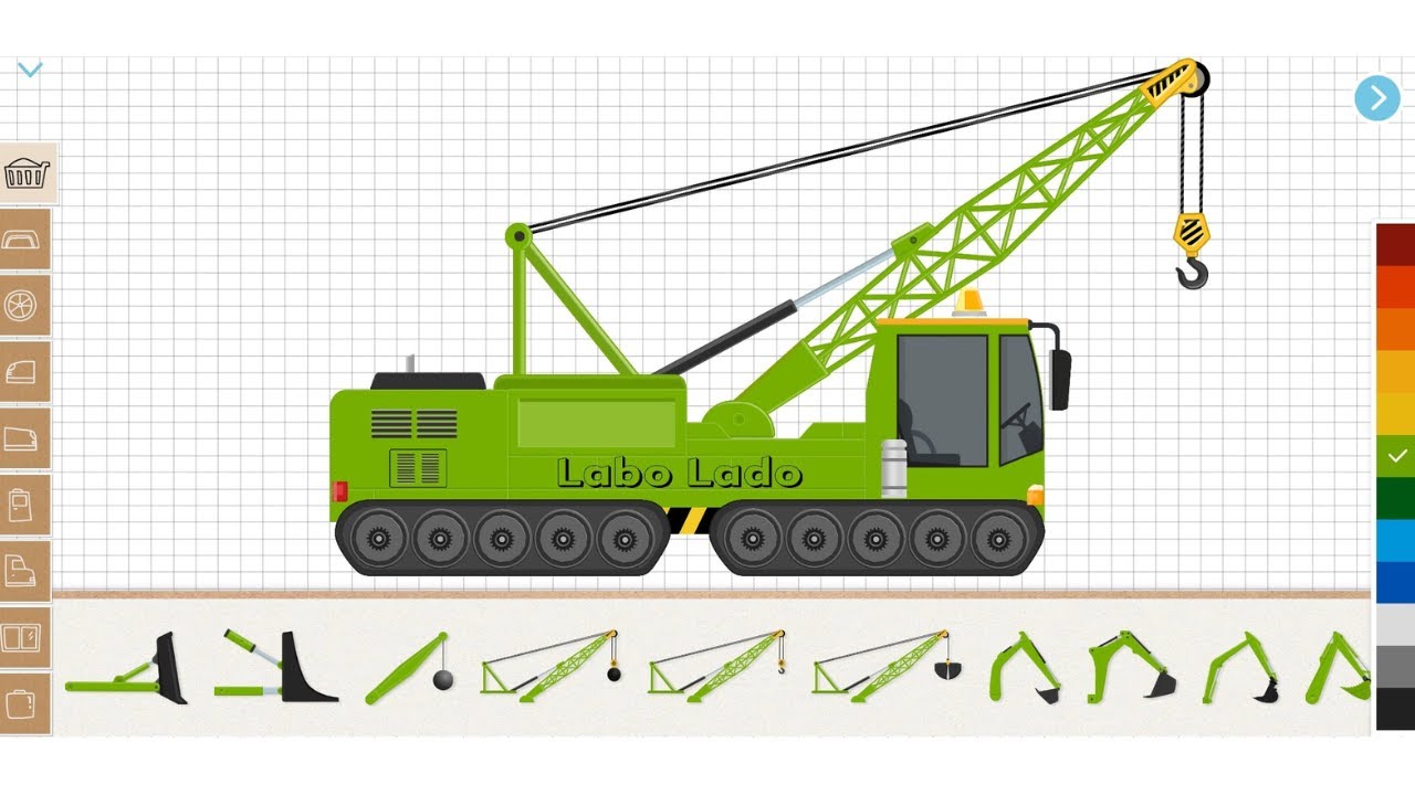 Build a Crane Arm Truck | Labo Construction Truck