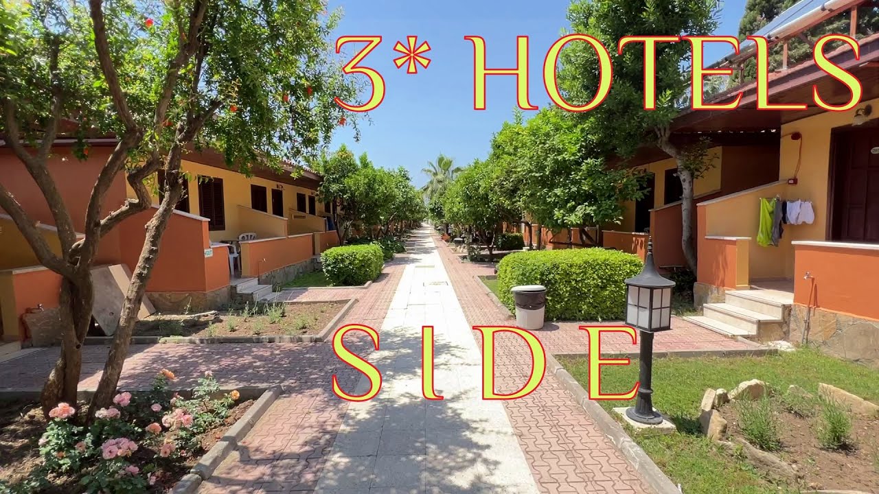 SIDE 3* . Location of 3 star hotels . &Ouml;ZLEM GARDEN ... TURKEY #turkey #side #beach