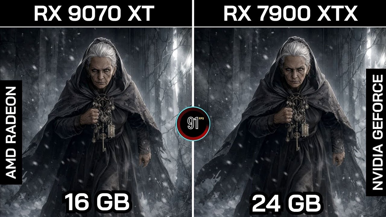 RX 9070 XT VS RX 7900 XTX+ Ryzen™ 7 9800X3D : TEST IN 20 GAMES