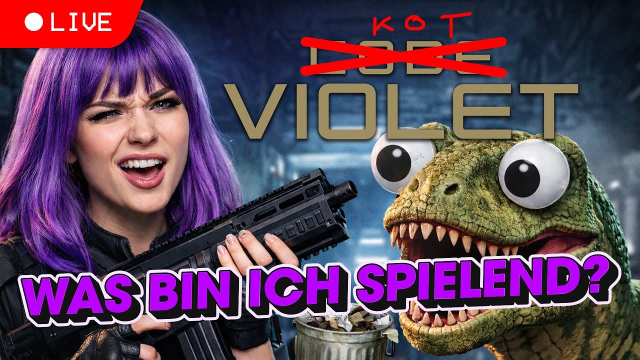 CODE VIOLET 🔴 LIVE | Ich spiele es, damit ihr es nicht müsst 🦖💩