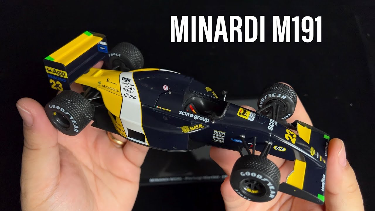 F1 Model 1/24 Minardi M191 Pierluigi Martini 1991