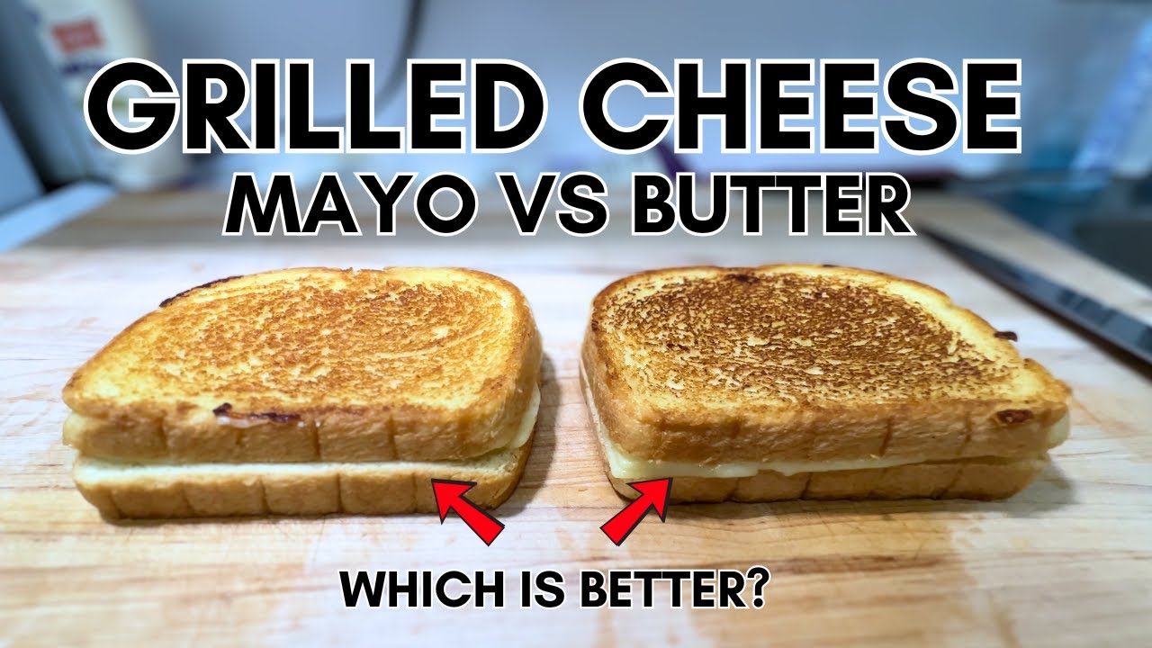 Does Mayo or Butter Make A Better Grilled Cheese???