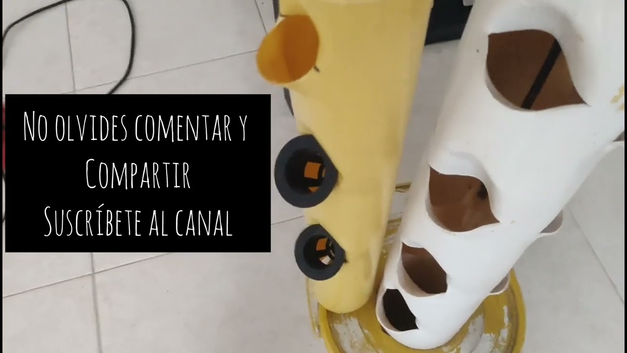 &iquest;C&oacute;mo hacer un sistema hidrop&oacute;nico vertical?