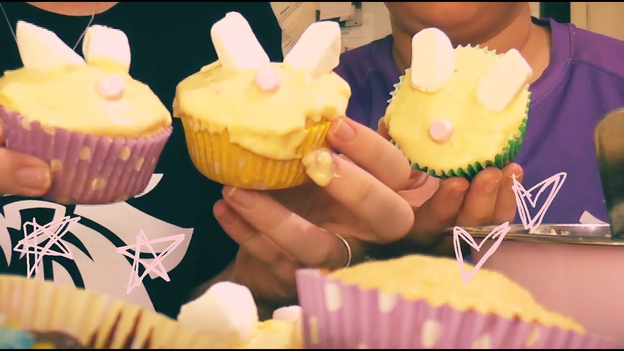 Cute Easter Bunny Cupcakes || Bake With Me