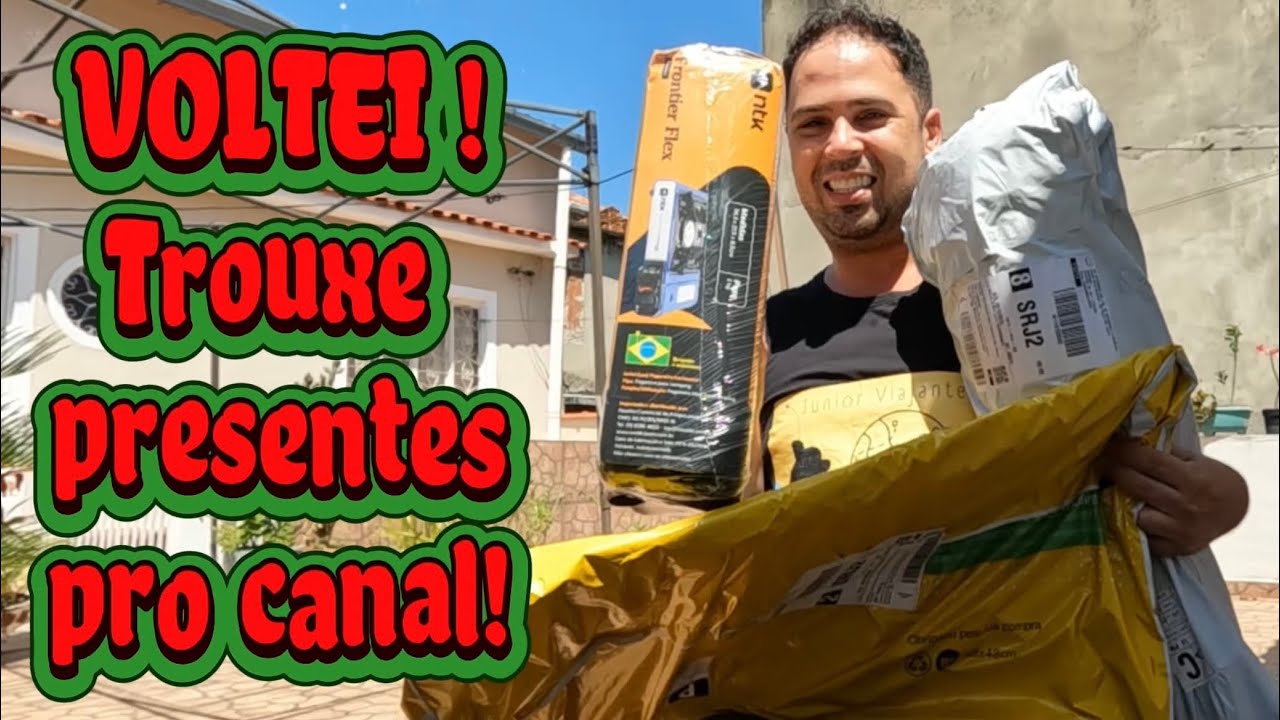Presentes de Natal 🎁 Minha Volta ao Canal + Os Presentes que Vão Me Levar Pra Estrada!