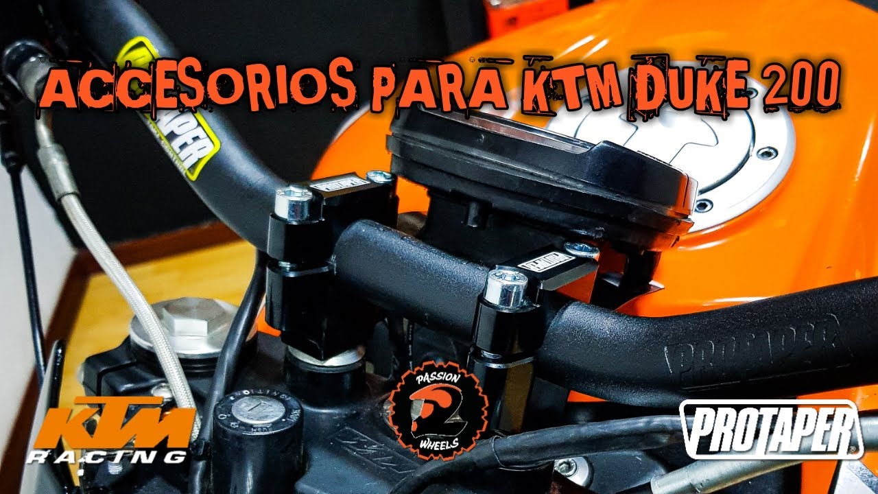 #passion2wheels | INSTALACION ACCESORIOS KTM DUKE 200