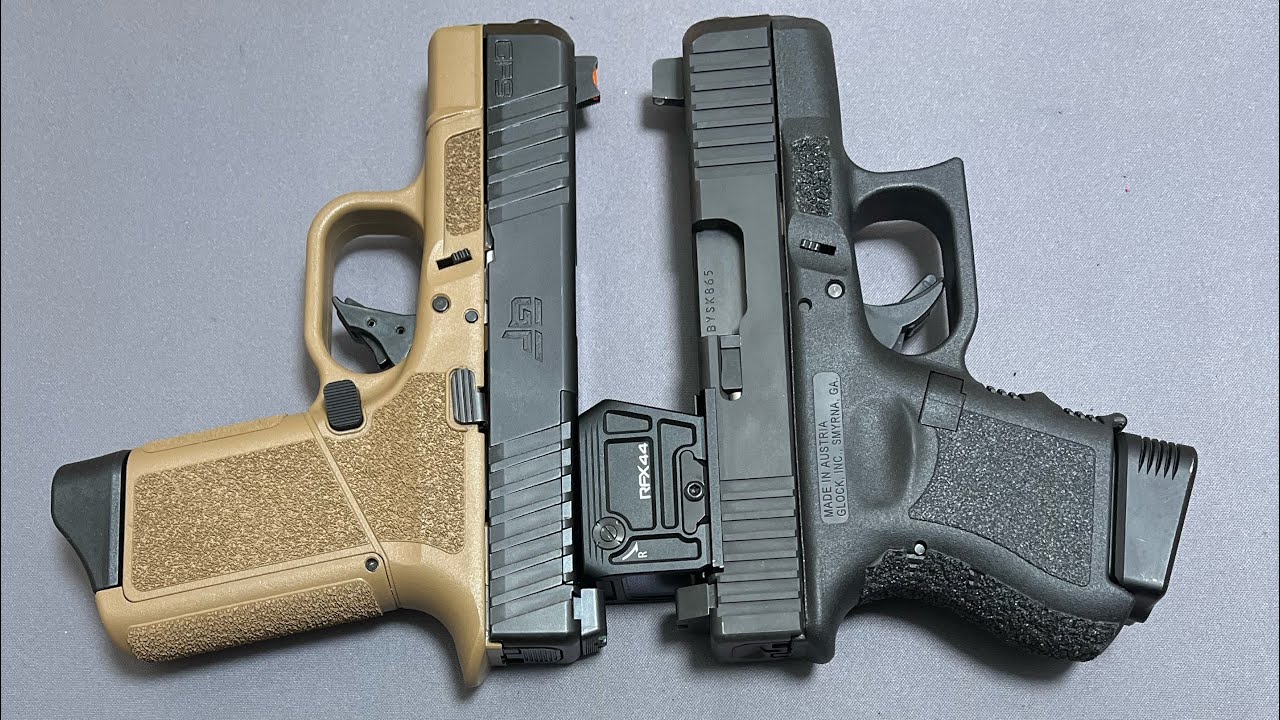 Glock 26 vs GForce Arms Rapture GF9 Comparison