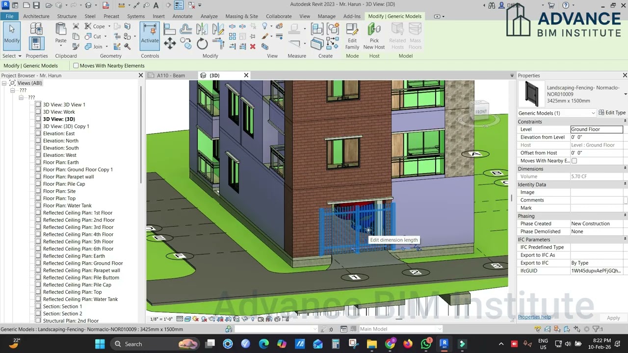 Mr. Harun Live Project Revit Training Part 16 | Previous Class Topics Review