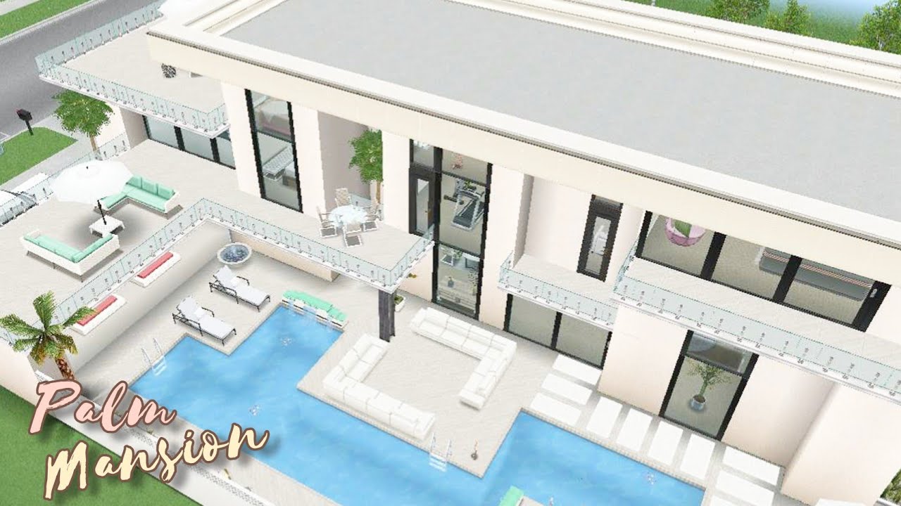 Sims Freeplay | Palm Mansion 🌴 | House tour + Live build