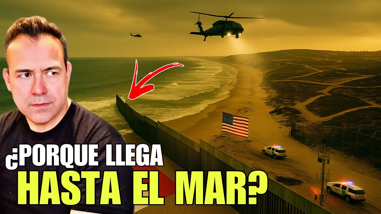 ¿Qué existe donde el MURO FRONTERIZO TOCA EL MAR? | Tijuana